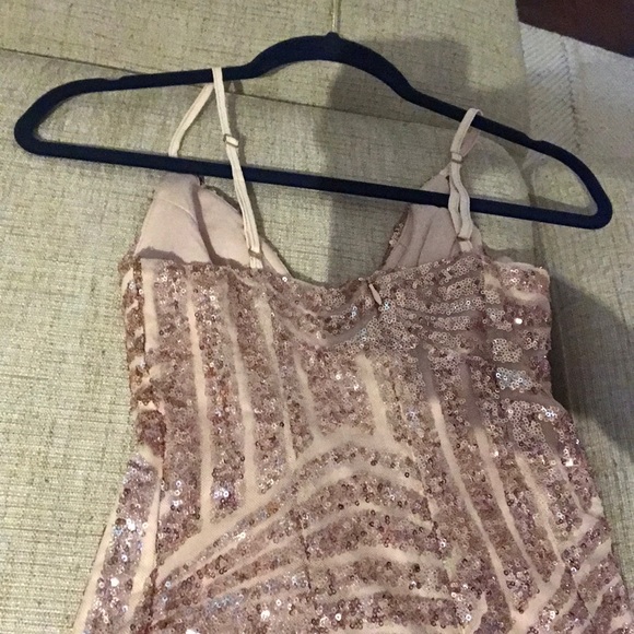 Rose Gold sequence MAXY dress - Picture 6 of 6